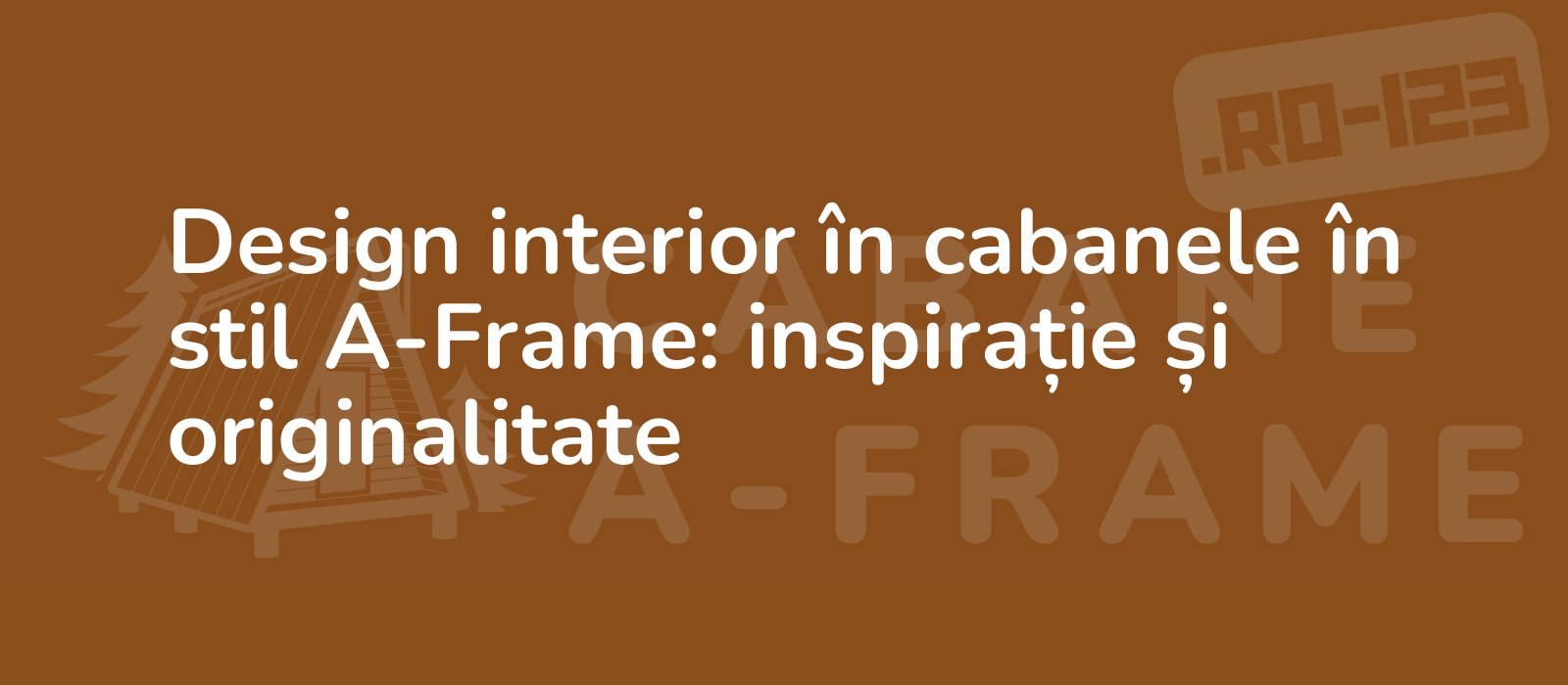 Design interior în cabanele în stil A-Frame: inspirație și originalitate